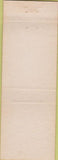 Matchbook Cover - Cherry Wardlow oil gas Long Beach CA
