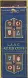 Matchbook Cover - Los Angeles Athletic Club WORN