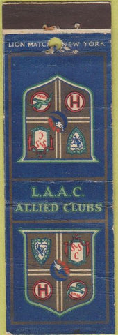 Matchbook Cover - Los Angeles Athletic Club WORN