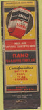 Matchbook Cover - Rand's Best Coffee  tea NY NJ WEAR