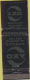 Matchbook Cover - Oxychem WEAr