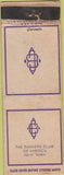 Matchbook Cover - Bankers Club of America New York City