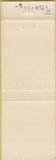 Matchbook Cover - Forrest Bridges Anderson Roane County Rep TN orange