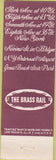 Matchbook Cover - Brass Rail Restaurant New York City Feature