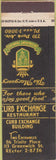 Matchbook Cover - Curb Exchange Restaurant New York City