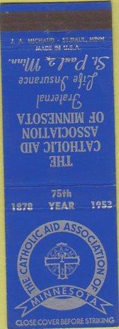 Matchbook Cover - Catholic Association of MN Life Insurance St Paul MN