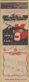 Matchbook Cover - Bill's Place Arrow Stamped Christmas WORN
