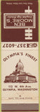 Matchbook Cover - Ben Moore's Olympia WA