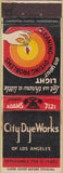 Matchbook Cover - City Dye Works Los Angeles CA WEAR