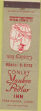 Matchbook Cover - Conley Yankee Pedlar Inn Torrington CT