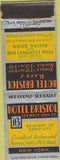 Matchbook Cover - Hotel Bristol New York City
