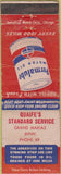 Matchbook Cover - Permalube Motor Oil Standard gas Grand Marias MN WORN