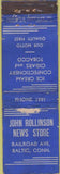 Matchbook Cover - John Rollinson News Store Baltic CT Merchants WORN