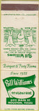 Matchbook Cover - Bill Williams Restaurant Houston TX CREASES WORN