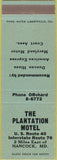 Matchbook Cover - Plantation Motel Hancock MD