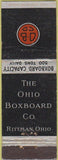 Matchbook Cover - Ohio Boxboard Co Pittman OH cardboard boxes