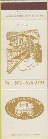 Matchbook Cover - New London Inn NH
