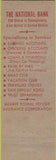 Matchbook Cover - National Bank Chambersburg PA