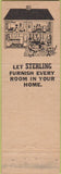 Matchbook Cover - Sterling Furniture Co South Norwalk CT