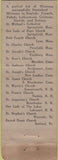 Matchbook Cover - Mink Church Supply Religious Springfield MA WEAR NH CT