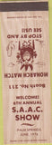 Matchbook Cover - Girlstown 1973 Bellville MI Burn the Mortgage