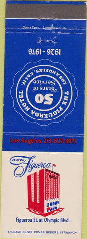 Matchbook Cover - Figueroa Hotel Los Angeles CA 1976