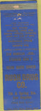Matchbook Cover - Rush Drug Co Los Angeles CA WEAR
