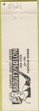 Matchbook Cover - Le Que ue Coiffures salon Naples Island Long Beach CA blue