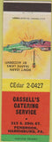 Matchbook Cover - Cassell's Catering Harrisburg PA