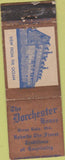 Matchbook Cover - Dorchester House Ocean Lake OR WEAR