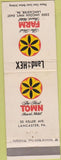 Matchbook Cover - Host Town Resort Motel Lancaster PA