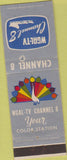 Matchbook Cover - WGAL TV Channel 8 NBC