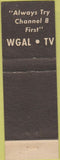 Matchbook Cover - WGAL TV Channel 8 NBC