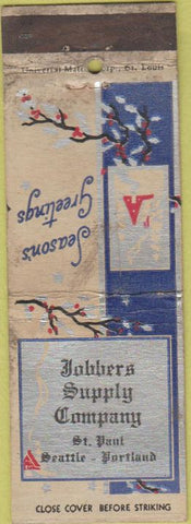 Matchbook Cover - Jobbers Supply Co ST Paul MN Seattle WA Portland OR W@ORN