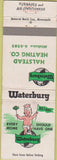 Matchbook Cover - Waterbury Furnaces Air Conditioning