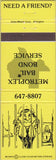 Matchbook Cover - Metroplex Bail Bonds Grand Prairie TX
