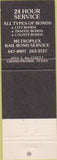 Matchbook Cover - Metroplex Bail Bonds Grand Prairie TX