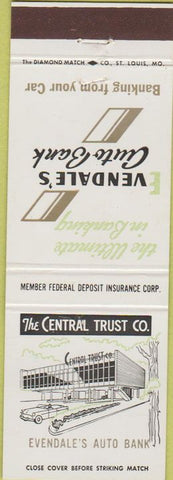 Matchbook Cover - Central Trust Co Bank Evandale Cincinnati OH