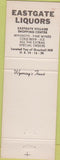 Matchbook Cover - Eastgate Liquors Cody WY