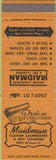 Matchbook Cover - Maidman Cleaners