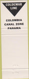 Matchbook Cover - Coldemar Line New York City Shipping Panama Canal