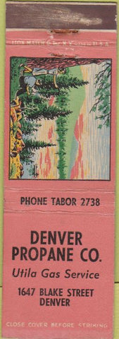 Matchbook Cover - Denver Propane Co CO