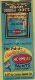 Matchbook Cover - Morwear Paints M. Friedman BOBTAIL