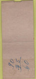 Matchbook Cover - Morwear Paints M. Friedman BOBTAIL