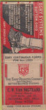 Matchbook Cover - Egry Typewriter billing Oklahoma City OK POOR BOBTAIL