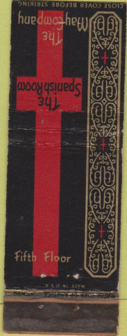 Matchbook Cover - May Company Spanish Room Department Store Chicago?