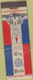 Matchbook Cover - City Paris San Francisco 1939 Deco WEAR