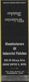 Matchbook Cover - Wolverine Finishes Grand Rapids MI