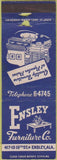 Matchbook Cover - Ensley Furniture Co Ensley AL