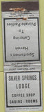 Matchbook Cover - Liver Springs Lodge Port Orford OR